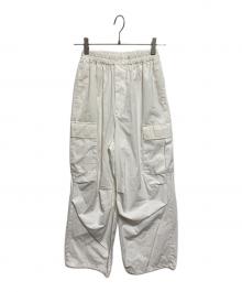 GALLARDA GALANTE（ガリャルダガランテ）の古着「ナイロンカーゴドロストパンツ」｜ホワイト