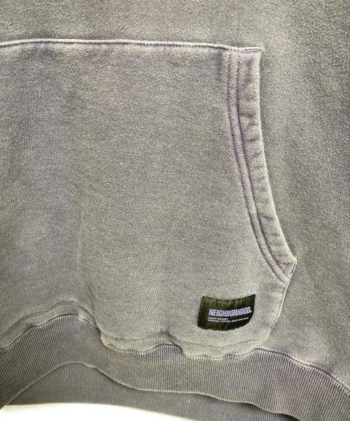 NEIGHBORHOOD（ネイバーフッド）NEIGHBORHOOD (ネイバーフッド) ロゴ パーカー パープル サイズ:Lの古着・服飾アイテム
