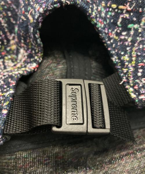 SUPREME（シュプリーム）SUPREME (シュプリーム) Ribbon Boucle Camp Cap ネイビーの古着・服飾アイテム