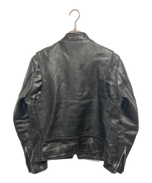 Schott（ショット）Schott (ショット) 641XXH ホースハイド カフェレーサー ライダースジャケット ブラック サイズ:SIZE 38の古着・服飾アイテム