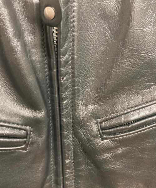 Schott（ショット）Schott (ショット) 641XXH ホースハイド カフェレーサー ライダースジャケット ブラック サイズ:SIZE 38の古着・服飾アイテム