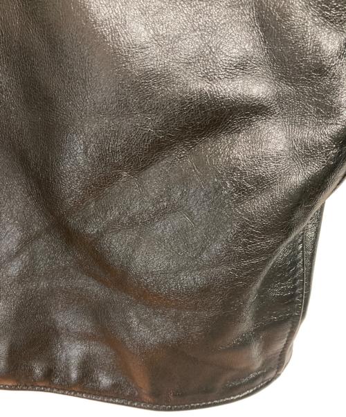 Schott（ショット）Schott (ショット) 641XXH ホースハイド カフェレーサー ライダースジャケット ブラック サイズ:SIZE 38の古着・服飾アイテム