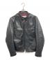 Schott（ショット）の古着「641XXH ホースハイド カフェレーサー ライダースジャケット」｜ブラック