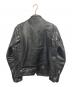 Schott (ショット) 641XXH ホースハイド カフェレーサー ライダースジャケット ブラック サイズ:SIZE 38：58000円
