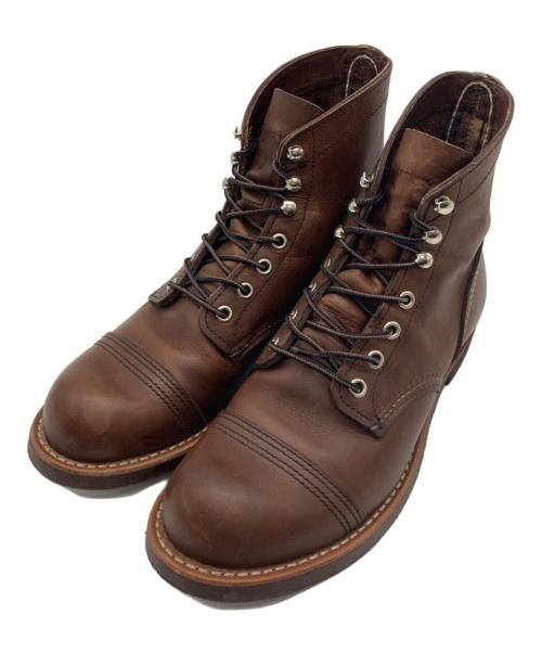 RED WING（レッドウィング）RED WING (レッドウィング) Iron Ranger ブラウン サイズ:7の古着・服飾アイテム