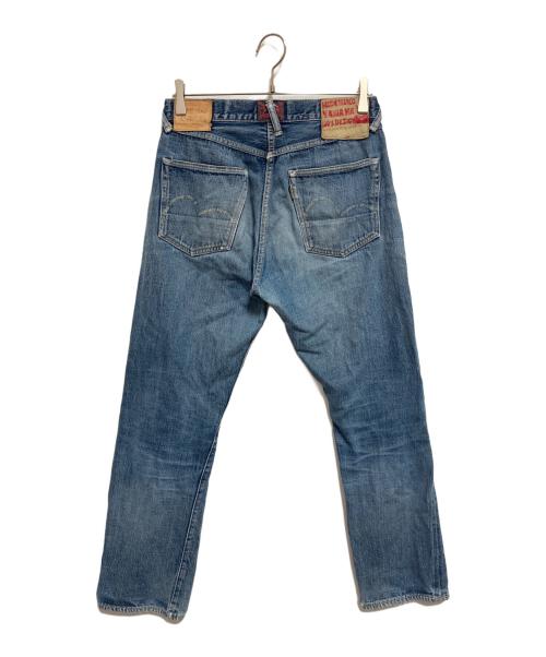 WAREHOUSE（ウエアハウス）WAREHOUSE (ウエアハウス) EVISU (エビス) HIDEHIKO YAMANE (ヒデヒコ ヤマネ) デニムパンツ インディゴ サイズ:Ｗ31の古着・服飾アイテム