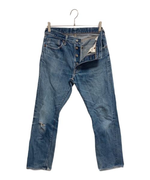 WAREHOUSE（ウエアハウス）WAREHOUSE (ウエアハウス) EVISU (エビス) HIDEHIKO YAMANE (ヒデヒコ ヤマネ) デニムパンツ インディゴ サイズ:Ｗ31の古着・服飾アイテム