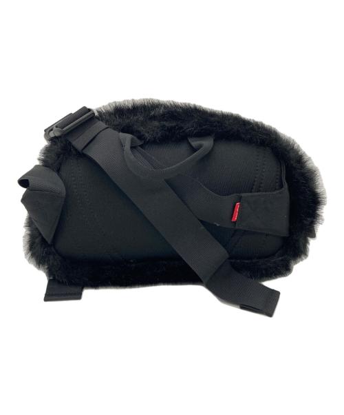 SUPREME（シュプリーム）SUPREME (シュプリーム) THE NORTH FACE (ザ ノース フェイス) Faux Fur Waist Bag ブラックの古着・服飾アイテム