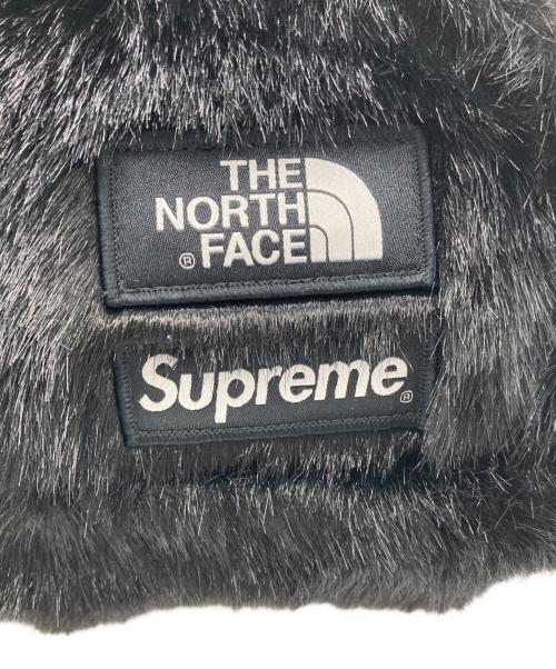 SUPREME（シュプリーム）SUPREME (シュプリーム) THE NORTH FACE (ザ ノース フェイス) Faux Fur Waist Bag ブラックの古着・服飾アイテム
