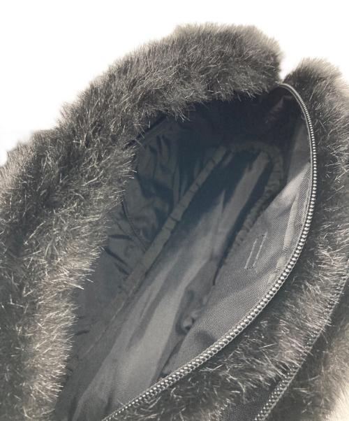 SUPREME（シュプリーム）SUPREME (シュプリーム) THE NORTH FACE (ザ ノース フェイス) Faux Fur Waist Bag ブラックの古着・服飾アイテム