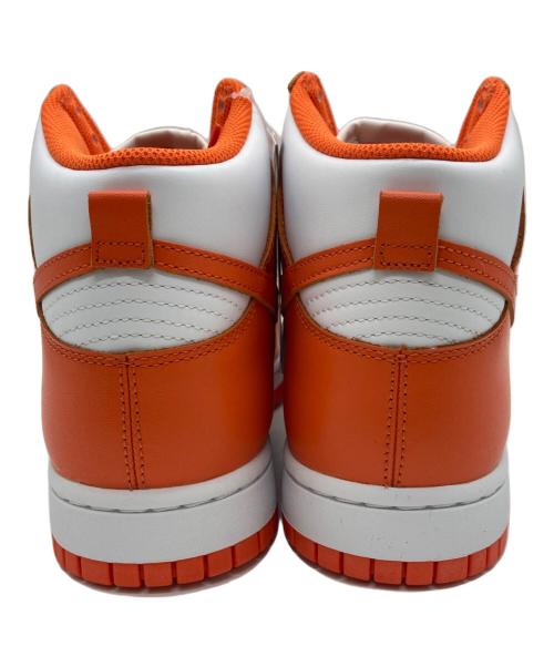 NIKE（ナイキ）NIKE (ナイキ) DUNK HI RETRO オレンジ×ホワイト サイズ:27.5㎝ 未使用品の古着・服飾アイテム