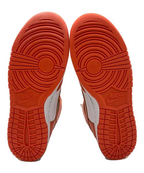 NIKE（ナイキ）NIKE (ナイキ) DUNK HI RETRO オレンジ×ホワイト サイズ:27.5㎝ 未使用品の古着・服飾アイテム
