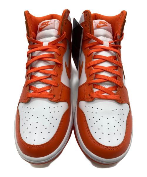 NIKE（ナイキ）NIKE (ナイキ) DUNK HI RETRO オレンジ×ホワイト サイズ:27.5㎝ 未使用品の古着・服飾アイテム