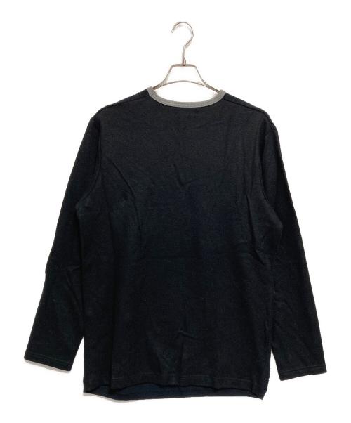 Y's for men（ワイズフォーメン）Y's for men (ワイズフォーメン) 切替ニット ブラック サイズ:3の古着・服飾アイテム