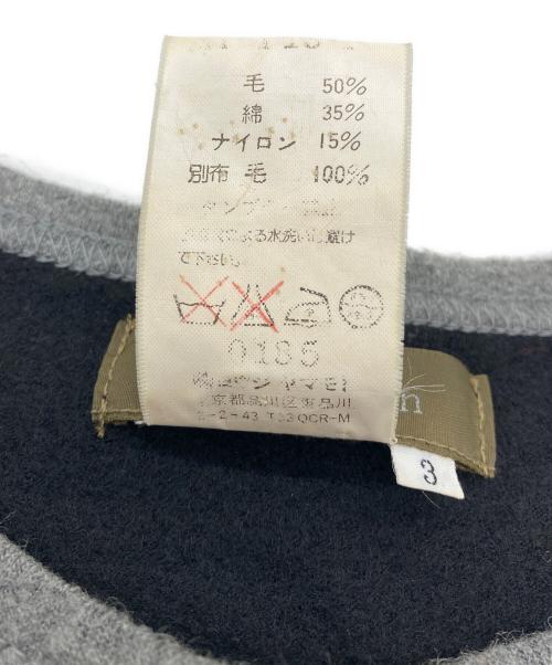 Y's for men（ワイズフォーメン）Y's for men (ワイズフォーメン) 切替ニット ブラック サイズ:3の古着・服飾アイテム