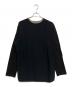 Y's for men（ワイズフォーメン）の古着「切替ニット」｜ブラック
