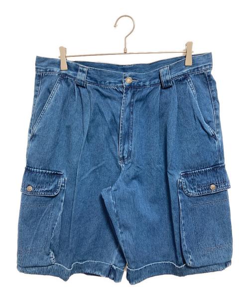 VERSACE JEANS SIGNATURE（ヴェルサーチジーンズシグネチャー）VERSACE JEANS SIGNATURE (ヴェルサーチジーンズシグネチャー) デニムハーフパンツ インディゴ サイズ:SIZE 40の古着・服飾アイテム