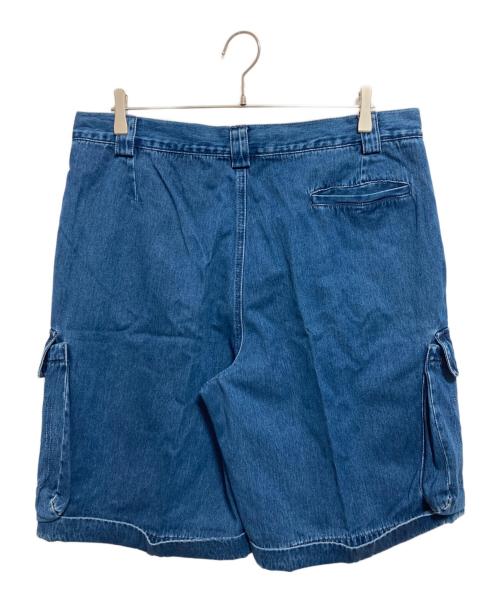 VERSACE JEANS SIGNATURE（ヴェルサーチジーンズシグネチャー）VERSACE JEANS SIGNATURE (ヴェルサーチジーンズシグネチャー) デニムハーフパンツ インディゴ サイズ:SIZE 40の古着・服飾アイテム