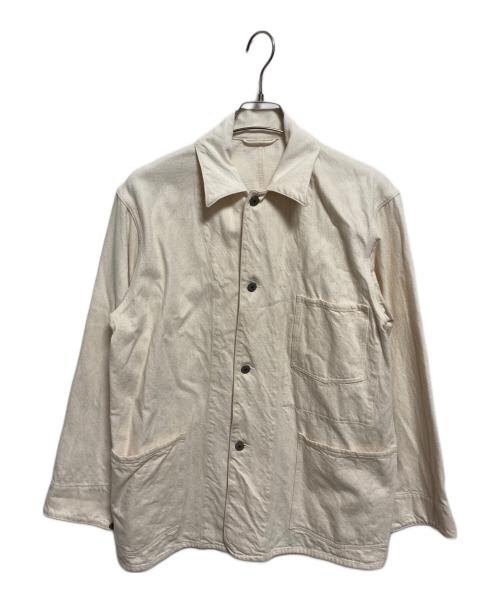 COMOLI（コモリ）COMOLI (コモリ) エクリュデニム ワークジャケット アイボリー サイズ:1の古着・服飾アイテム