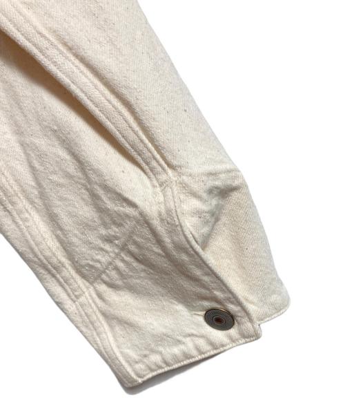 COMOLI（コモリ）COMOLI (コモリ) エクリュデニム ワークジャケット アイボリー サイズ:1の古着・服飾アイテム