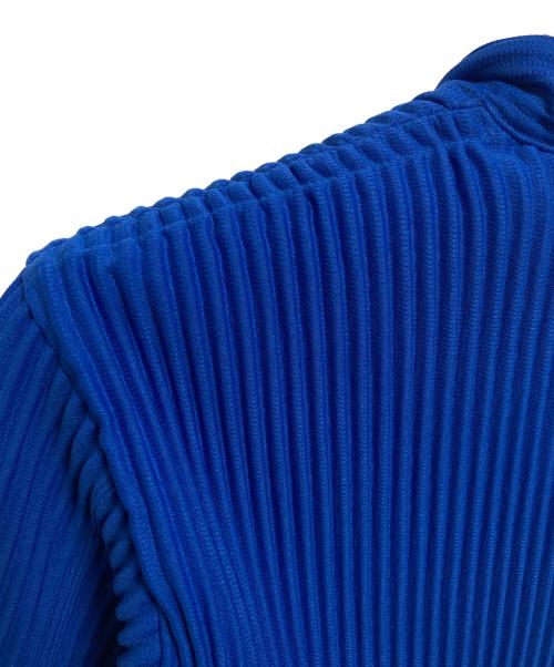 HOMME PLISSE ISSEY MIYAKE（オム プリッセ イッセイ ミヤケ）HOMME PLISSE ISSEY MIYAKE (オムプリッセ イッセイ ミヤケ) プリーツジャケット ブルー サイズ:1の古着・服飾アイテム