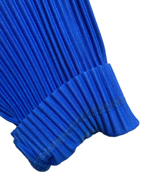 HOMME PLISSE ISSEY MIYAKE（オム プリッセ イッセイ ミヤケ）HOMME PLISSE ISSEY MIYAKE (オムプリッセ イッセイ ミヤケ) プリーツジャケット ブルー サイズ:1の古着・服飾アイテム