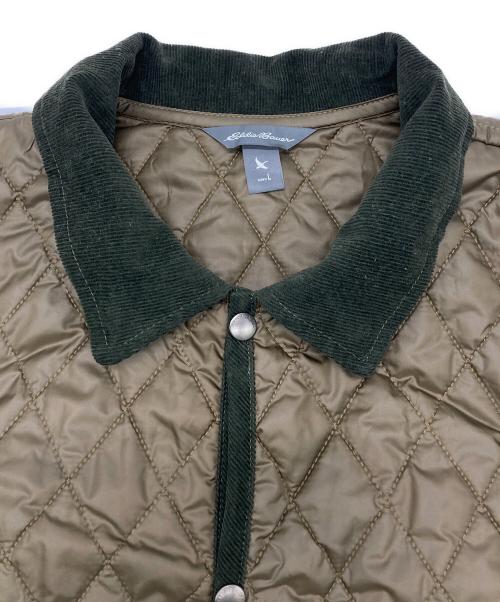 Eddie Bauer（エディーバウアー）Eddie Bauer (エディーバウアー) ライナー付コート グリーン サイズ:Lの古着・服飾アイテム