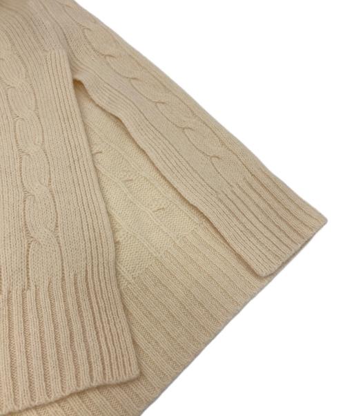 POLO RALPH LAUREN（ポロ・ラルフローレン）POLO RALPH LAUREN (ポロ・ラルフローレン) タートルネックニットチュニック アイボリー サイズ:Sの古着・服飾アイテム