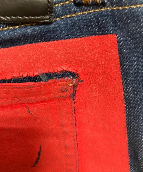 Calvin Klein（カルバンクライン）Calvin Klein (カルバンクライン) ペイント加工デニムパンツ インディゴ サイズ:W27の古着・服飾アイテム