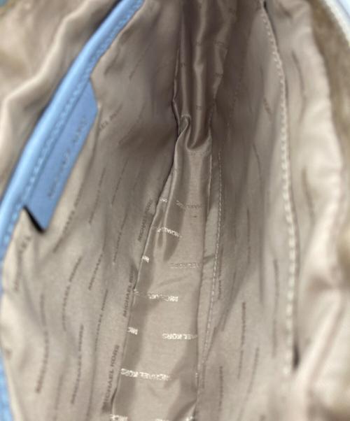 MICHAEL KORS（マイケル・コース）MICHAEL KORS (マイケルコース) ショルダーバッグ ブルーの古着・服飾アイテム