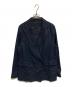 SLOBE IENA（スローブ イエナ）の古着「リネンコットンダブルブレストジャケット」｜ネイビー