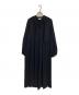 SLOBE IENA（スローブ イエナ）の古着「シアーシャーリングバルーン袖ワンピース」｜ネイビー