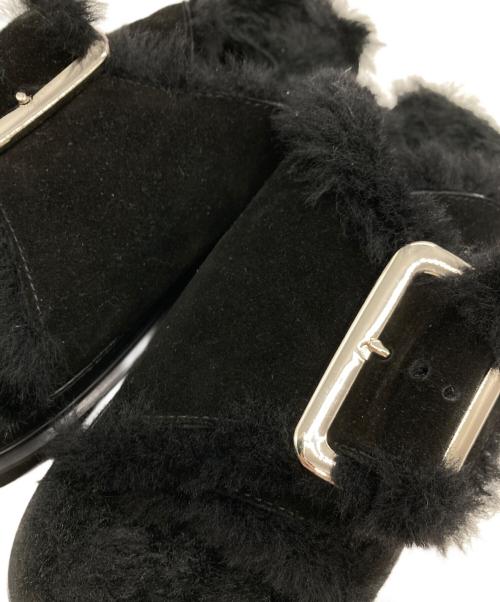 MOHI（モヒ）MOHI (モヒ) ムートンサンダル ブラック サイズ:37の古着・服飾アイテム