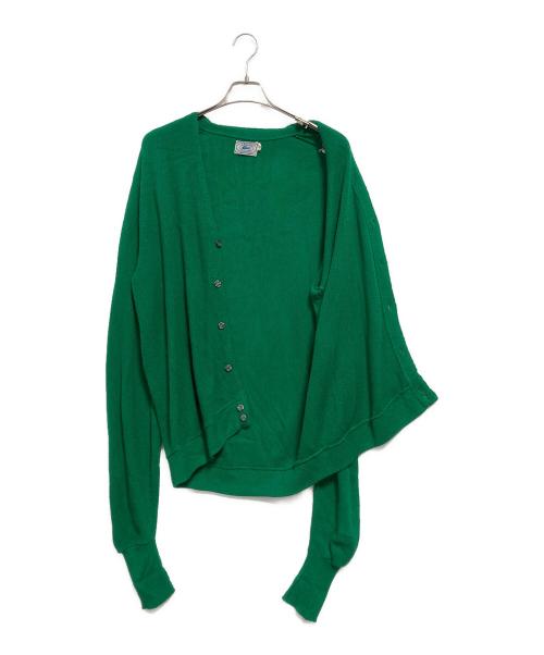 IZOD LACOSTE（アイゾッド ラコステ）IZOD LACOSTE (アイゾッド ラコステ) アクリルカーディガン グリーン サイズ:Lの古着・服飾アイテム