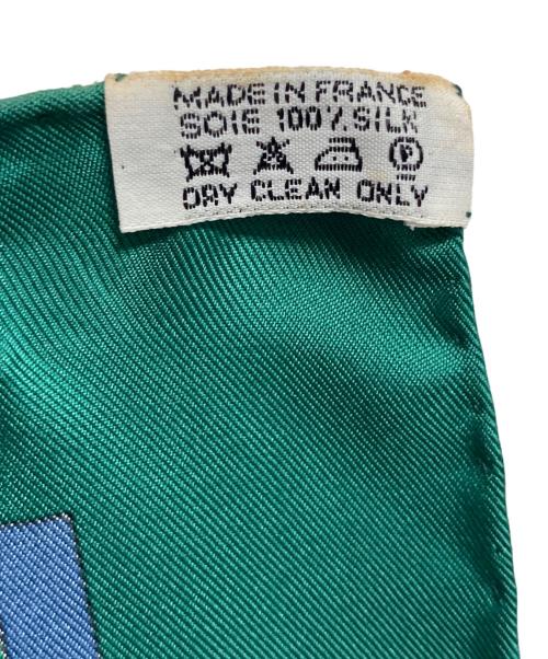 HERMES（エルメス）HERMES (エルメス) カレ90 シルクスカ-フ グリーンの古着・服飾アイテム