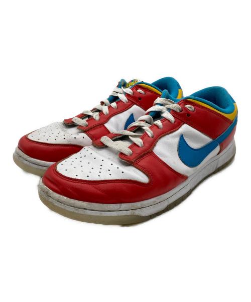 NIKE（ナイキ）NIKE (ナイキ) FRUiTY PEBBLES (フルーティー ペブルス) DUNK LOW QS オレンジ×ホワイト サイズ:27の古着・服飾アイテム