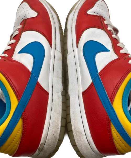 NIKE（ナイキ）NIKE (ナイキ) FRUiTY PEBBLES (フルーティー ペブルス) DUNK LOW QS オレンジ×ホワイト サイズ:27の古着・服飾アイテム