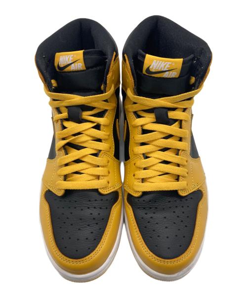 NIKE（ナイキ）NIKE (ナイキ) Air Jordan 1 High OG ブラック×イエロー サイズ:27㎝の古着・服飾アイテム
