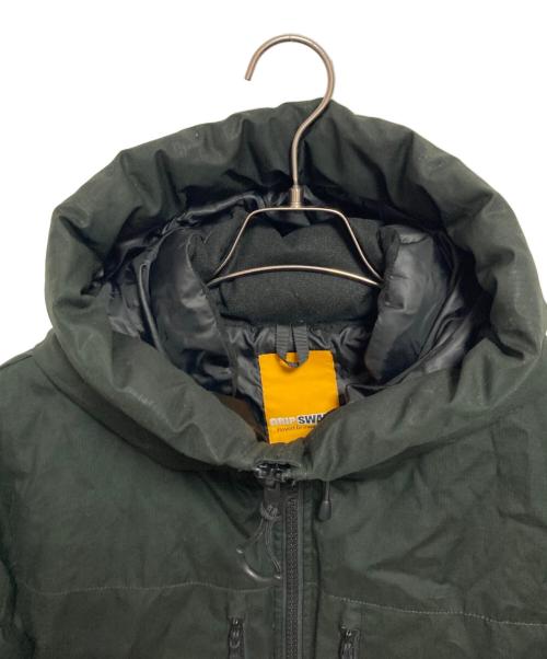 GRIP SWANY（グリップスワニー）GRIP SWANY (グリップスワニー) ファイアプルーフ ダウンジャケット 4.0 G グリーン サイズ:Mの古着・服飾アイテム