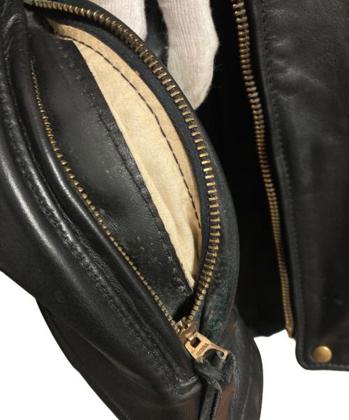 Langlitz Leathers（ラングリッツレザー）Langlitz Leathers (ラングリッツレザー) Cascade シングルライダースジャケット ブラック サイズ:42の古着・服飾アイテム