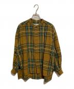 ASEEDONCLOUDアシードンクラウド）の古着「AUTOMATA ENGINEER SHIRTS」｜ブラウン×グリーン