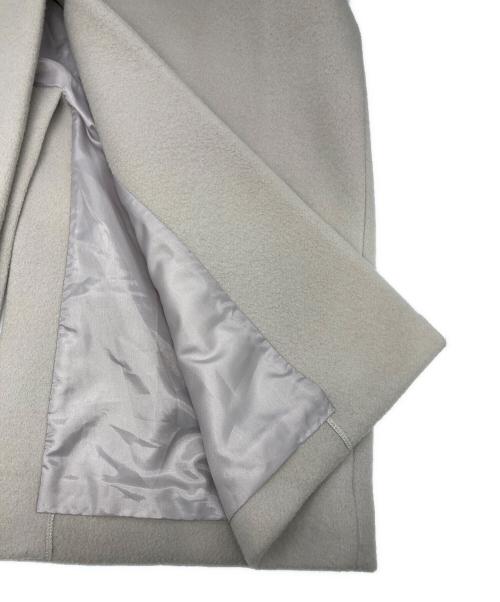 SALON adam et rope'（サロンアダムエロペ）SALON adam et rope' (サロンアダムエロペ) Super100's WOOLOOP チェスターフィールドコート ベージュ サイズ:Mの古着・服飾アイテム