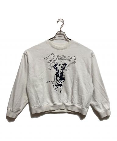 中古・古着通販】POPPY (ポピー) Dalmatian sweatshirt ホワイト