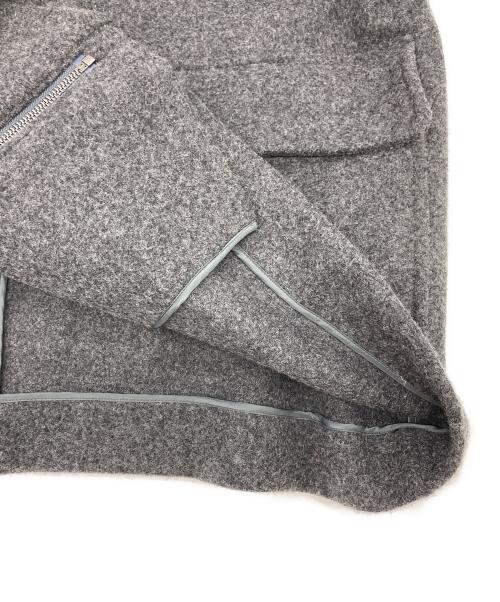 SACRA（サクラ）SACRA (サクラ) ラムウール メルトンジレ グレー サイズ:38の古着・服飾アイテム