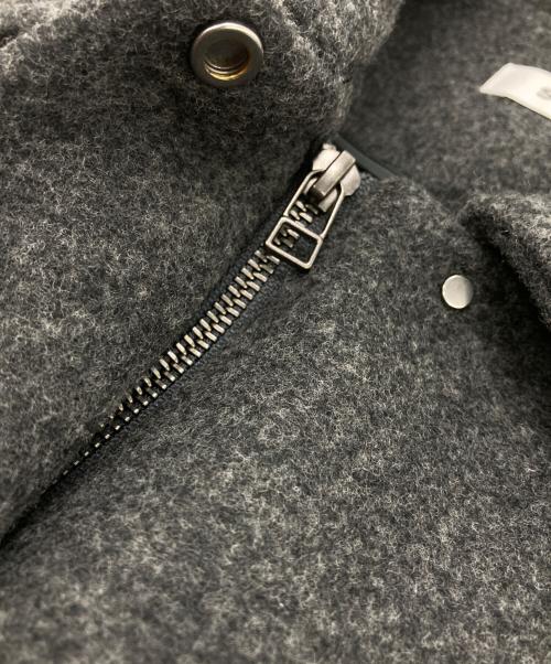 SACRA（サクラ）SACRA (サクラ) ラムウール メルトンジレ グレー サイズ:38の古着・服飾アイテム