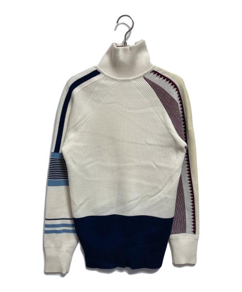 BACCA（バッカ）BACCA (バッカ) ウールポリエステル スキーニット アイボリー サイズ:Sの古着・服飾アイテム