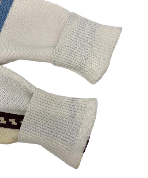 BACCA（バッカ）BACCA (バッカ) ウールポリエステル スキーニット アイボリー サイズ:Sの古着・服飾アイテム