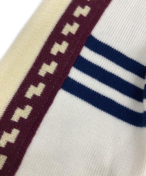 BACCA（バッカ）BACCA (バッカ) ウールポリエステル スキーニット アイボリー サイズ:Sの古着・服飾アイテム