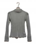 POPPYポピー）の古着「ハイネックカットソー」｜グレー