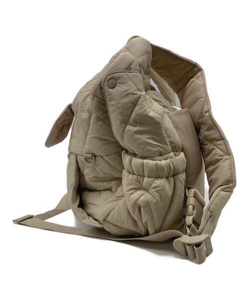 moncheri（モンシェリ）moncheri (モンシェリ) キルティングメッシュ付きフロントリュック ベージュ サイズ:Sの古着・服飾アイテム